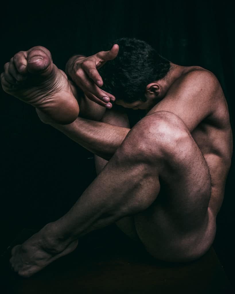 Bailarín proyecto Corpus de Alejandro Coutinho